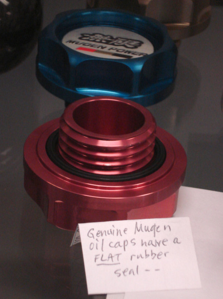 How to spot fake Mugen oil cap